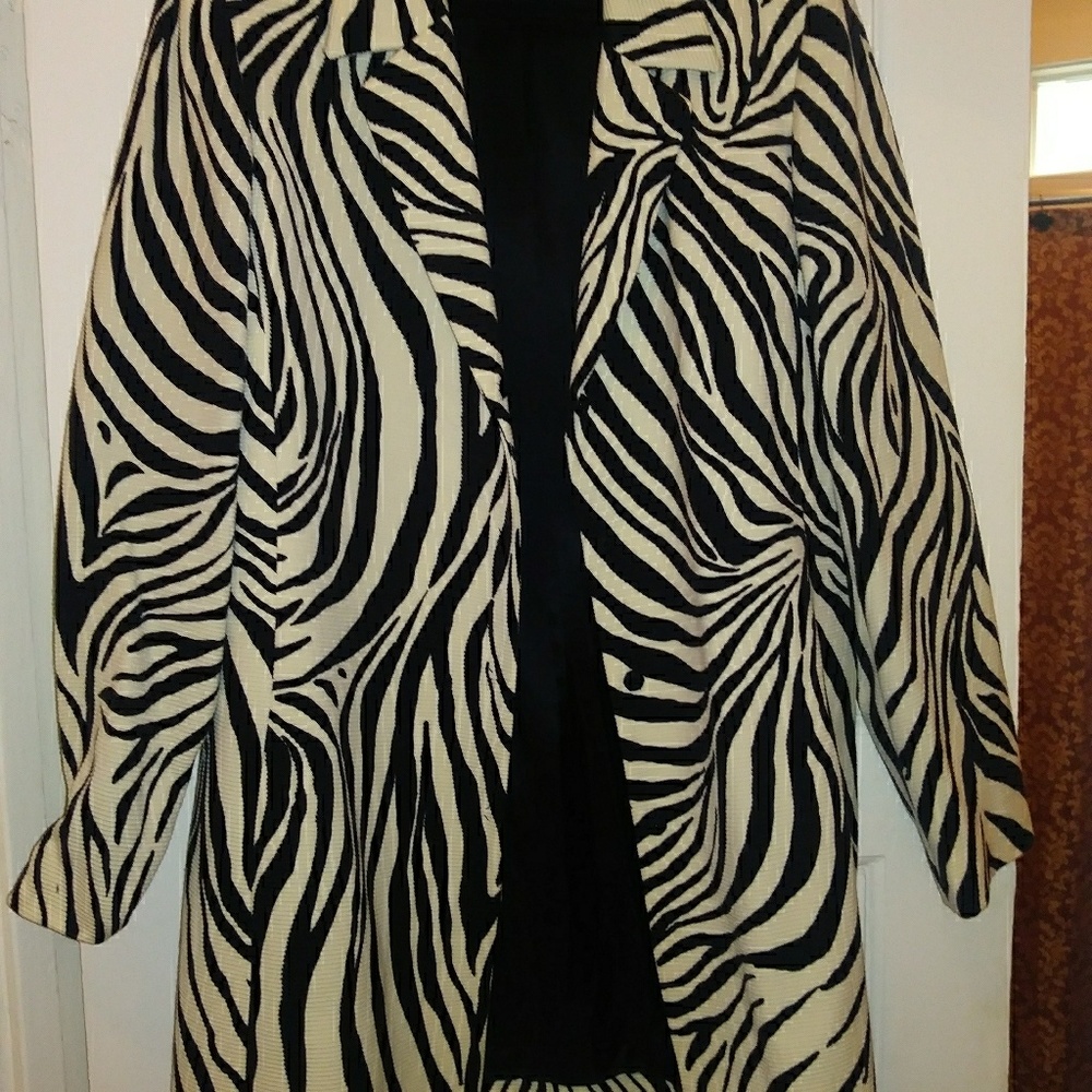 Animal Print Coat